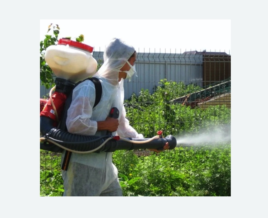 Акарицидная обработка территории в Ховрино города Москвы